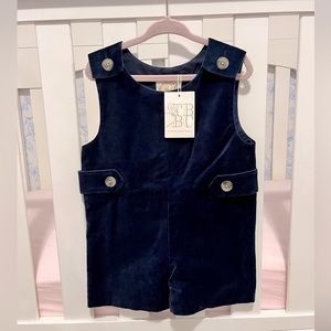 The Beaufort Bonnet Company Jack Keene Velvet Jon Jon in Nantucket Navy